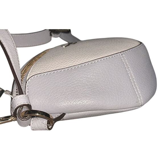 NWT Kate Spade Lena Colorblock Pebbled Leather Gray Belt Bag - Picture 4 of 10